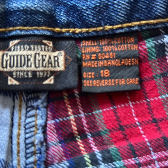 Guide Gear Women’s Jeans Relaxed Tapered Flannel Lined‎ Denim Pants Size 18 - Picture 12 of 13